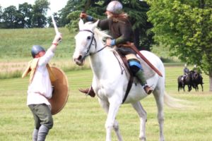 Fighting a horseman